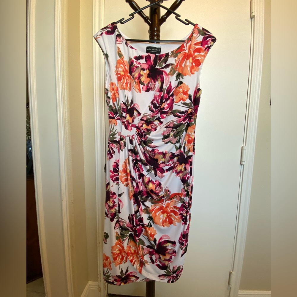 Connected Apparel wrap dress. Size 12